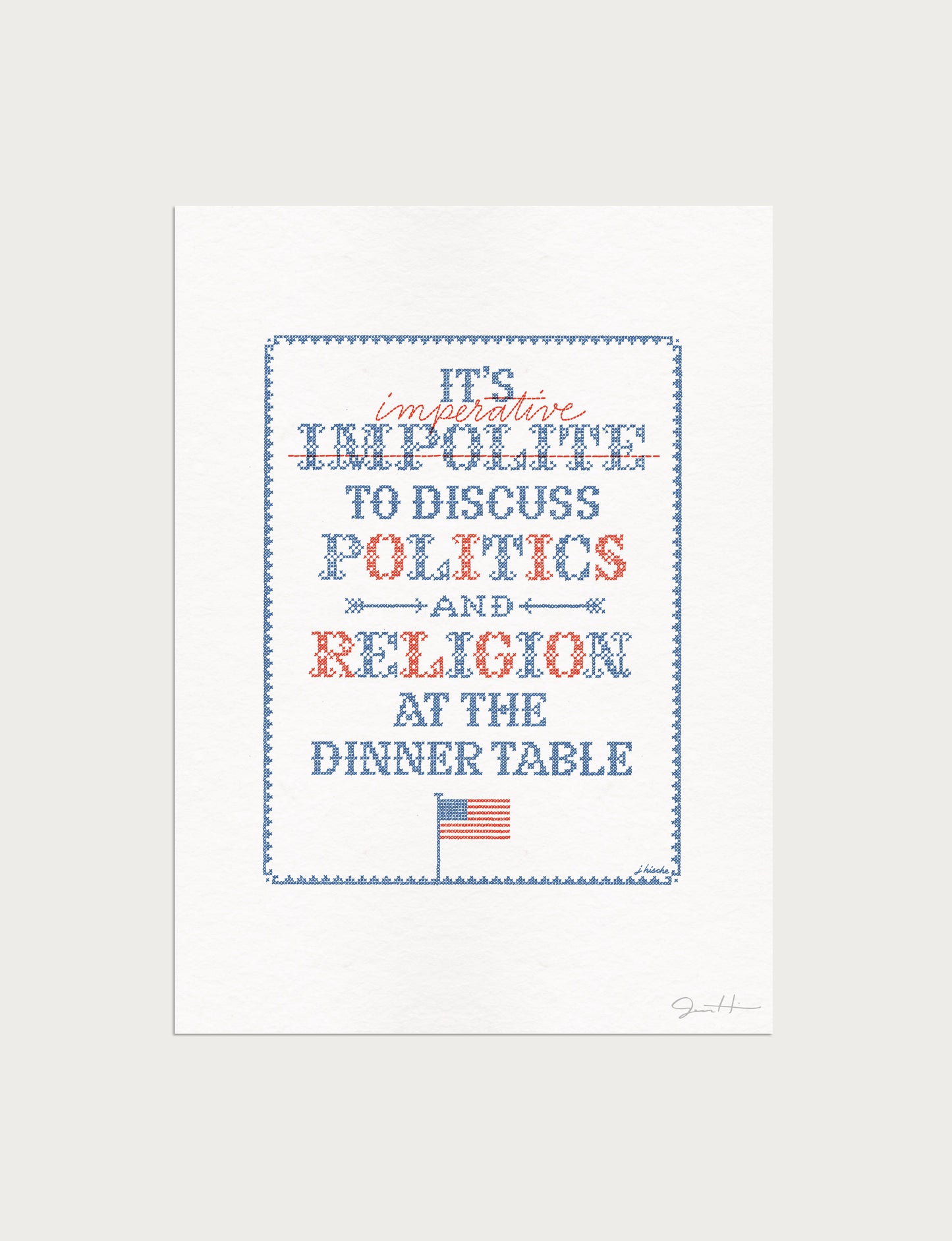 Politics & Religion Print