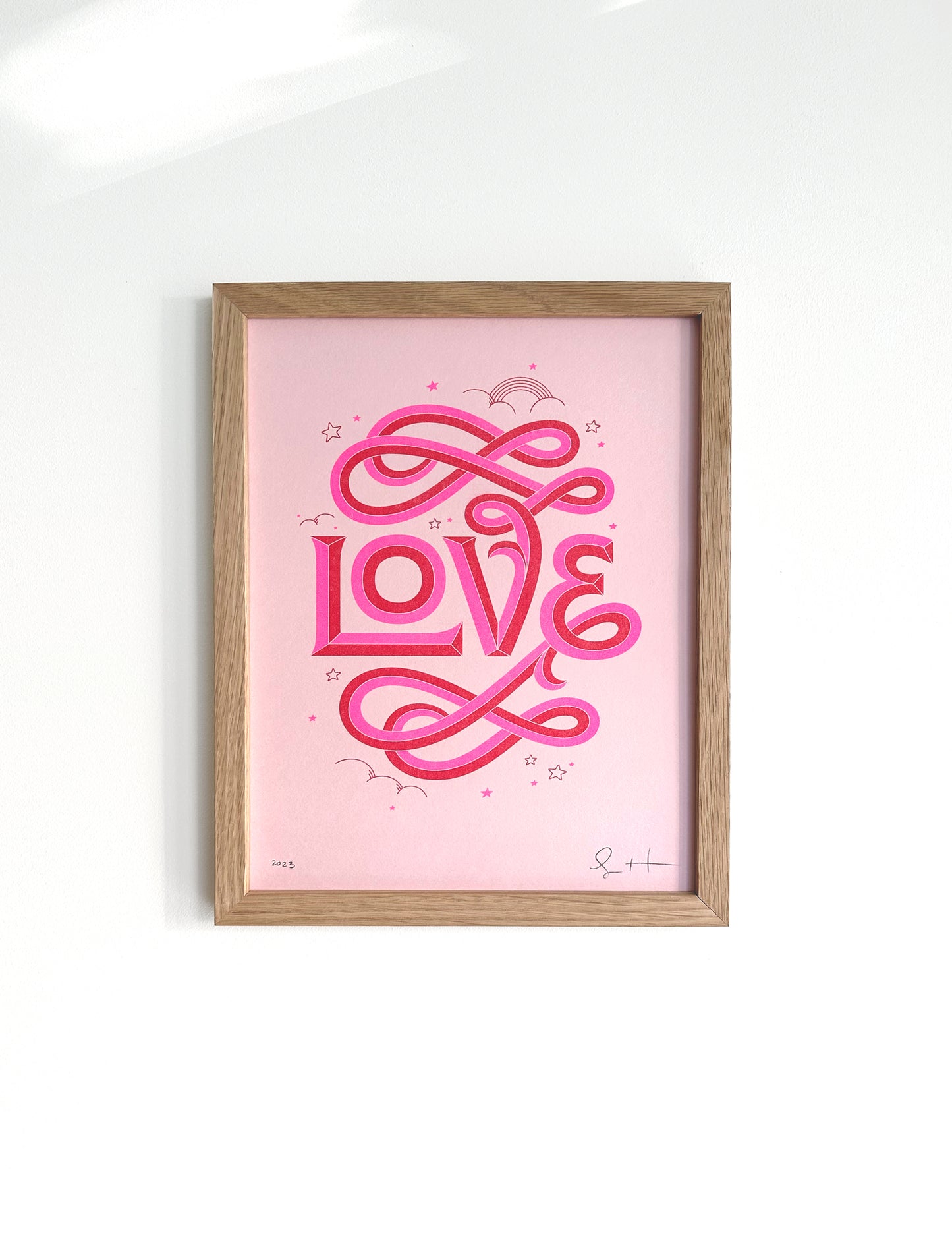 LOVE Riso Print