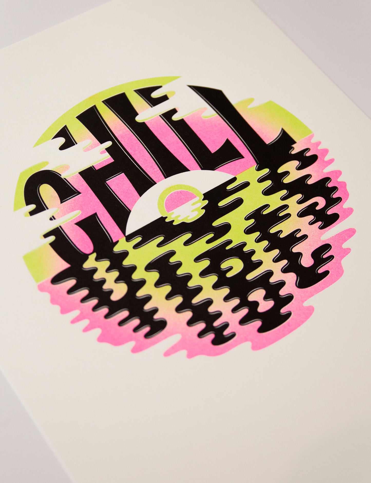 Chill Vibes Riso Print