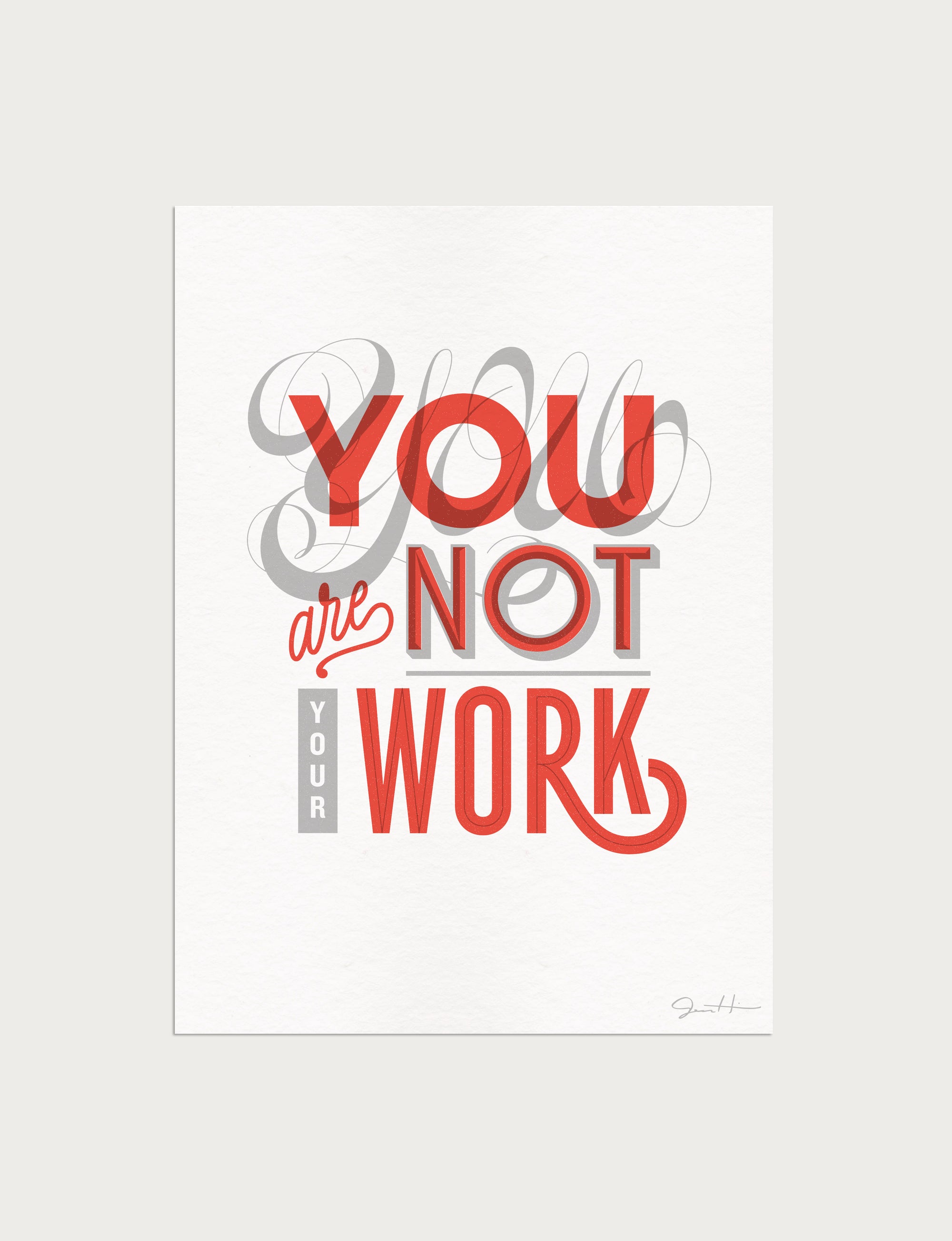 You Are Not Your Work