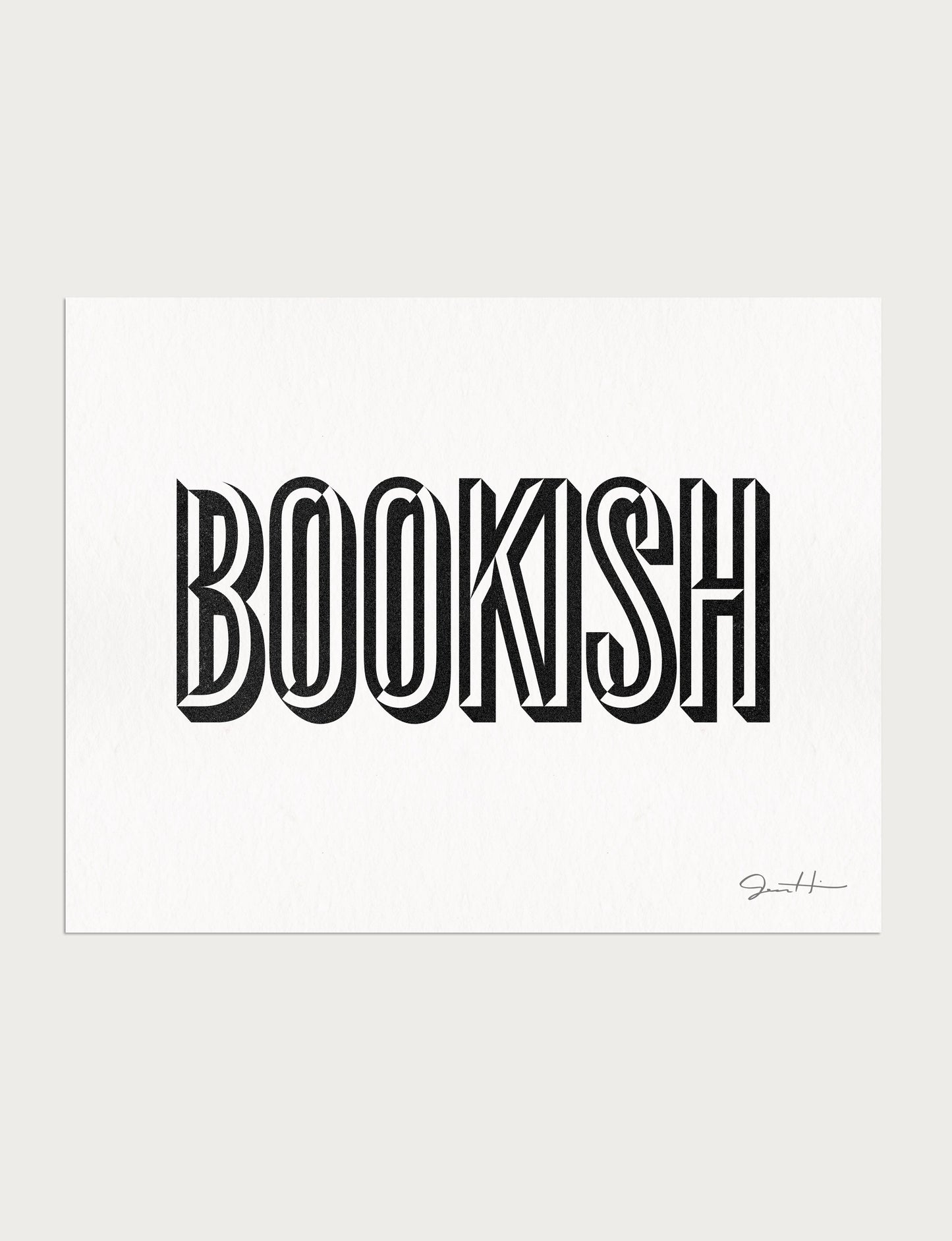 Bookish Print