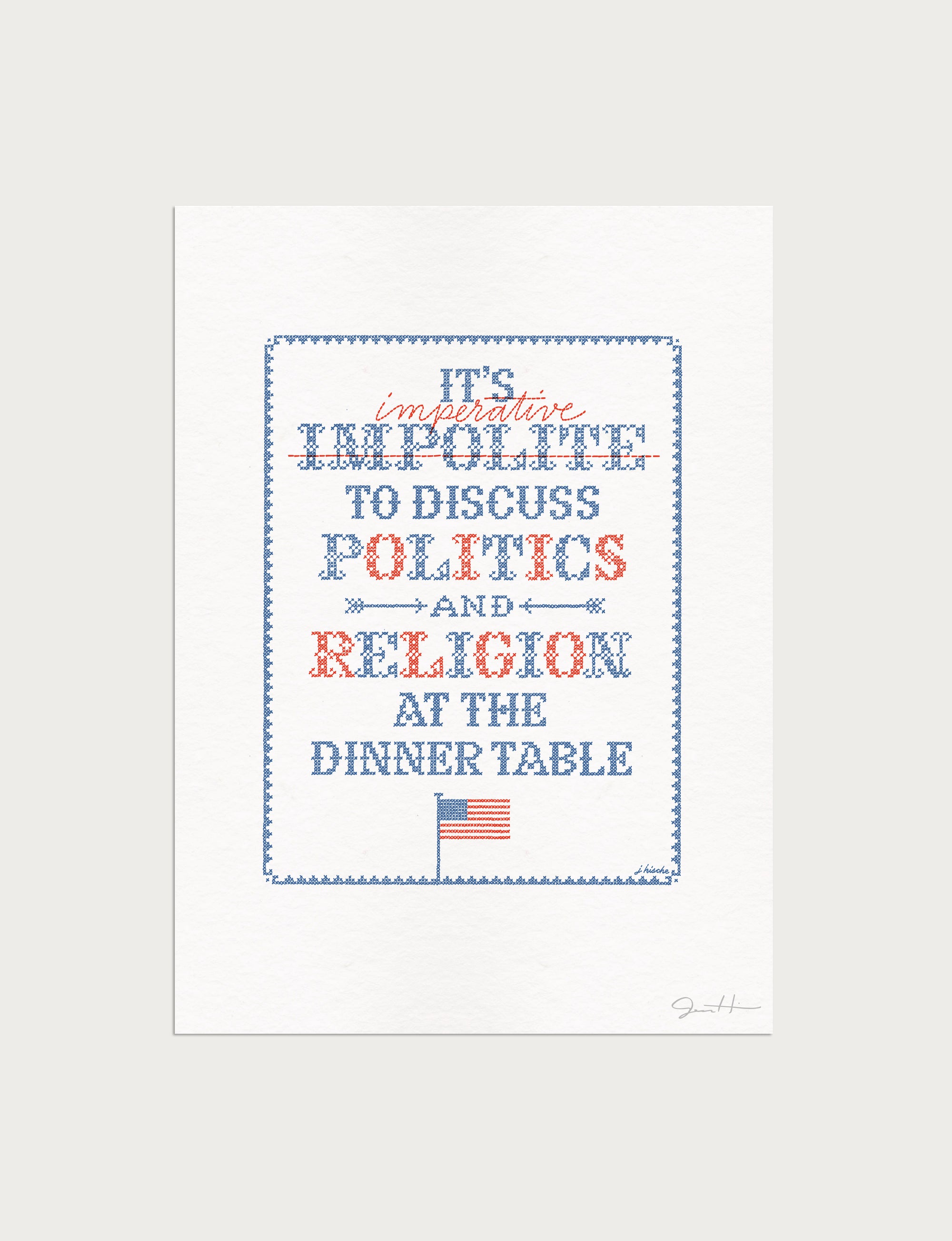 Politics & Religion Print