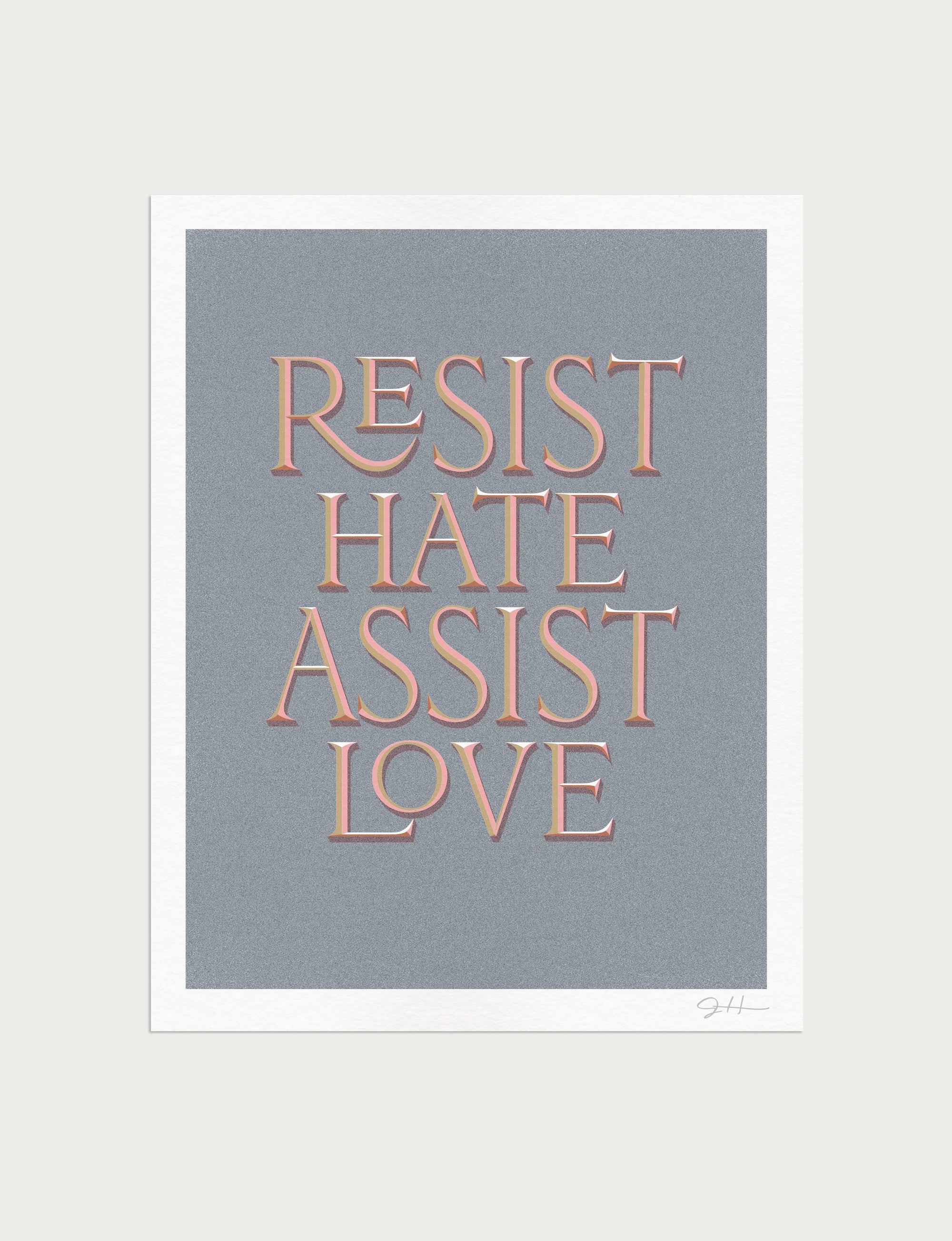 Resist Hate Print